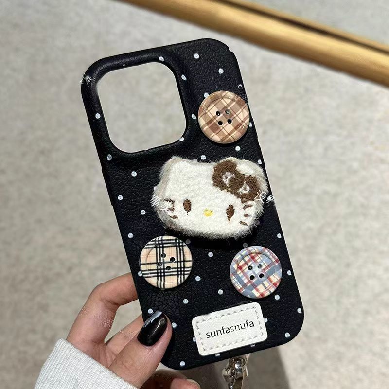 Terbaru Retro Kitty Tombol Case Vivo V60 Lite V50 Y21D Y19S Pro Y400 Y27S Y20S Y17 Y100 Y27 Y03T Y21