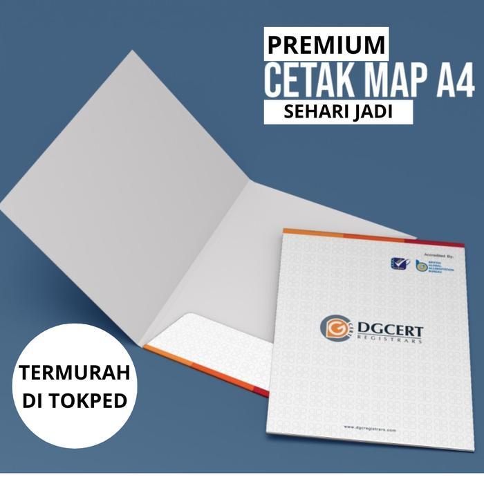 Cetak Map Folder A4 Custom Perusahaan Kantor Wisuda Sekolah Kertas