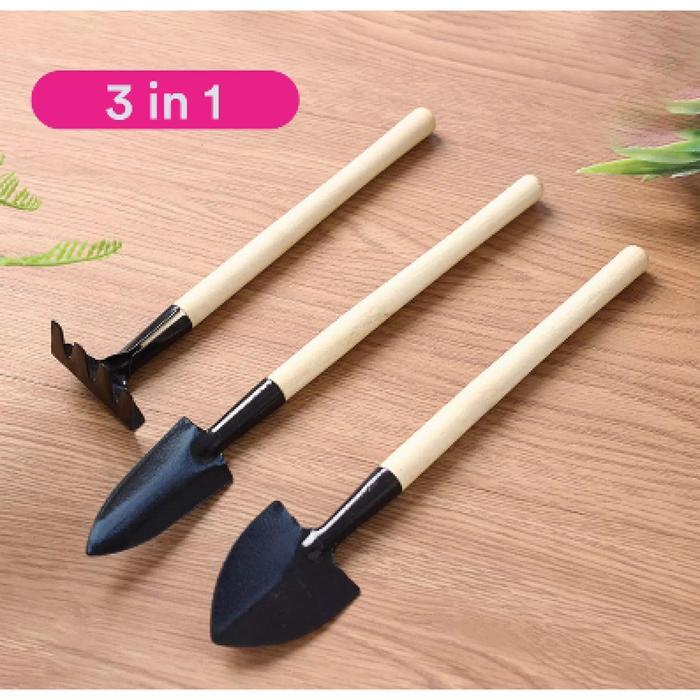 Set Alat Berkebun Peralatan Berkebun Mini 3pcs Multifungsi Perlengkapan / Set Alat berkebun sekop