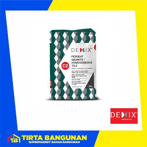 IDXXX- Demix C2 Perekat Lem Granite Tile Homogeneous Tile Pemasangan Granit Indoor Dan