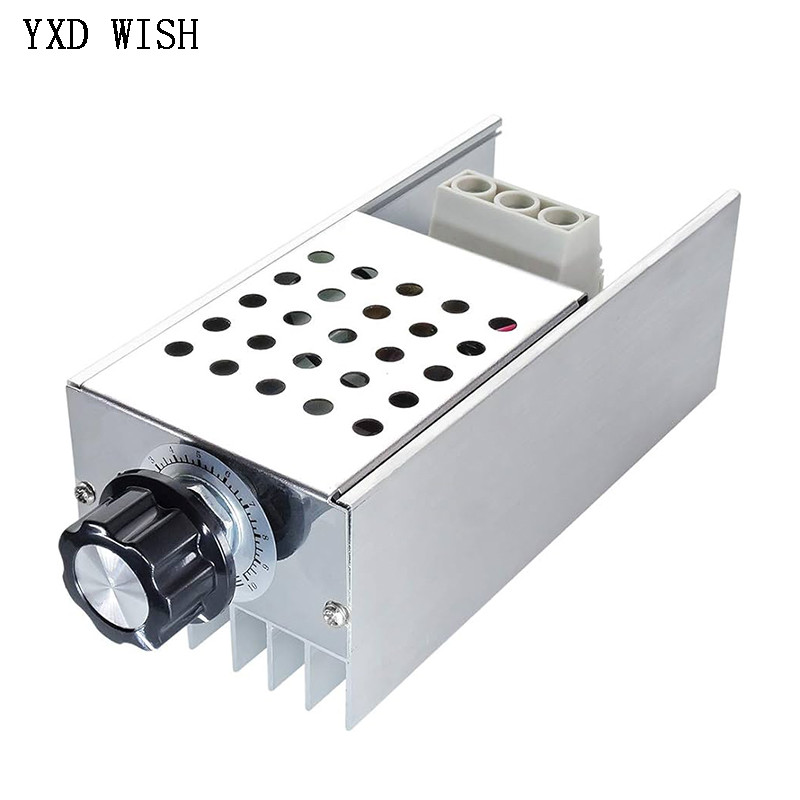 10000W Scr Voltage Regulator Speed Controller Dimmer Thermostat Ac 110V 220V Led Dimmer Motor Speed