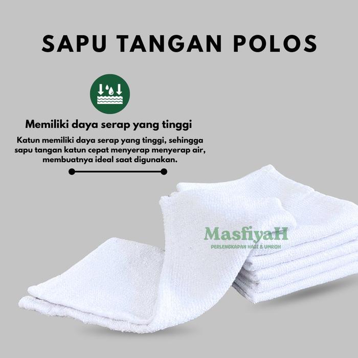 HANDUK UMRAH SAPU TANGAN UMRAH HANDUK HAJI SAPU TANGAN HAJI HANDUK PUTIH POLOS SAPU TANGAN PUTIH