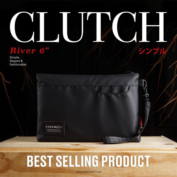 EVERNEXT - Clutch Bag Ipad Tablet Waterproof Pria Tas Tangan River 6" Pria Distro