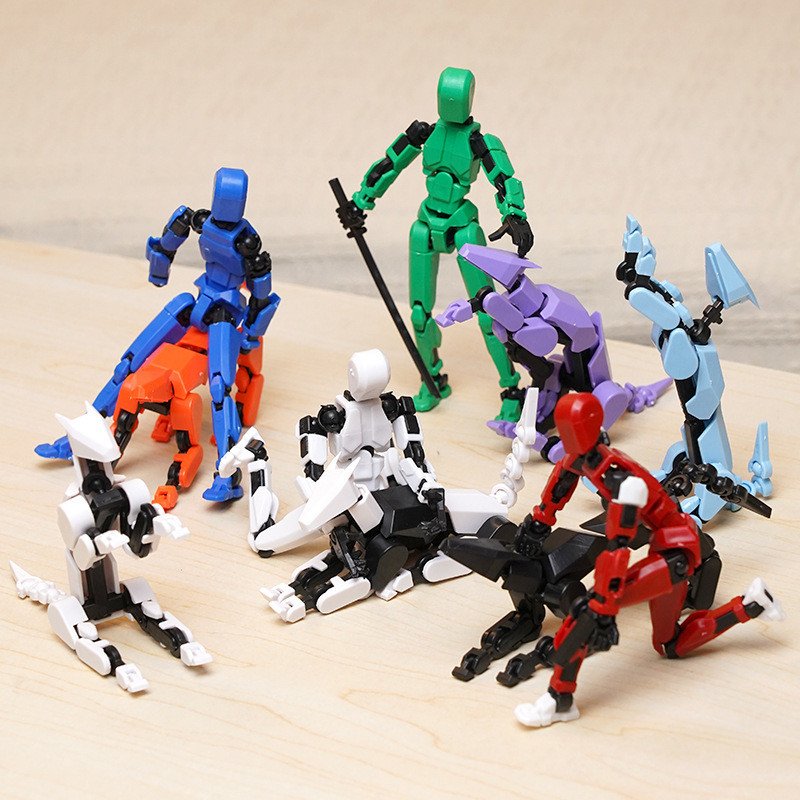 3D Multi-Jointed Movable Shapeshift Robot Joint Dog Creative Printed Mannequin Dummy Action Model