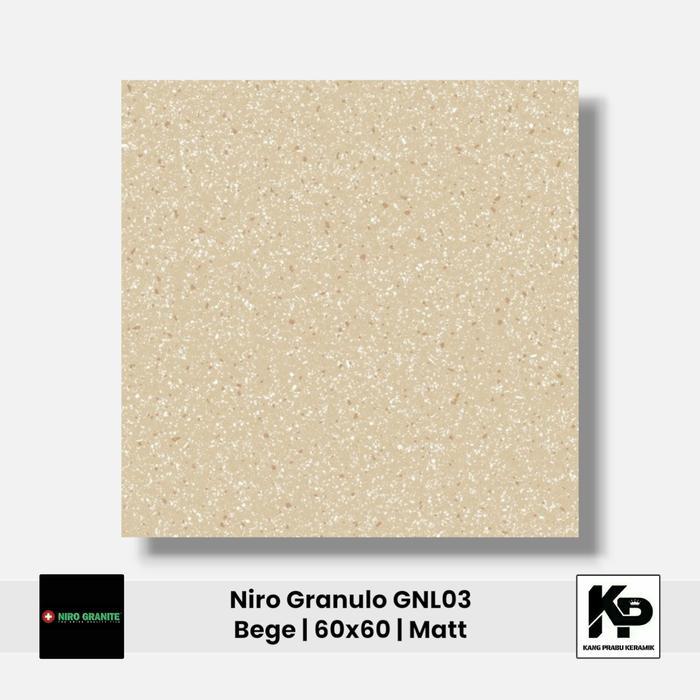 Granit NIRO GRANITE Granulo GNL03 Bege 60x60 Cm