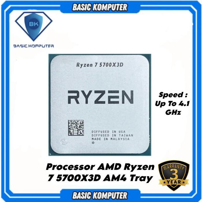 Processor AMD Ryzen 7 5700X3D 3.0Ghz Tray Garansi 3 Tahun