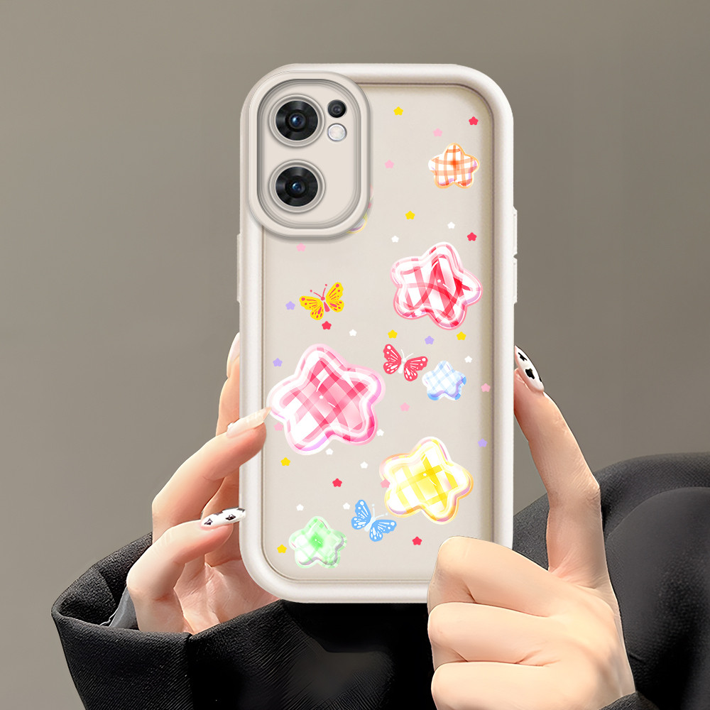 Casing Hp Untuk OPPO Reno 7 5G Case Kesing Protect Phone TY DLJ C8-4822 bunga-bunga