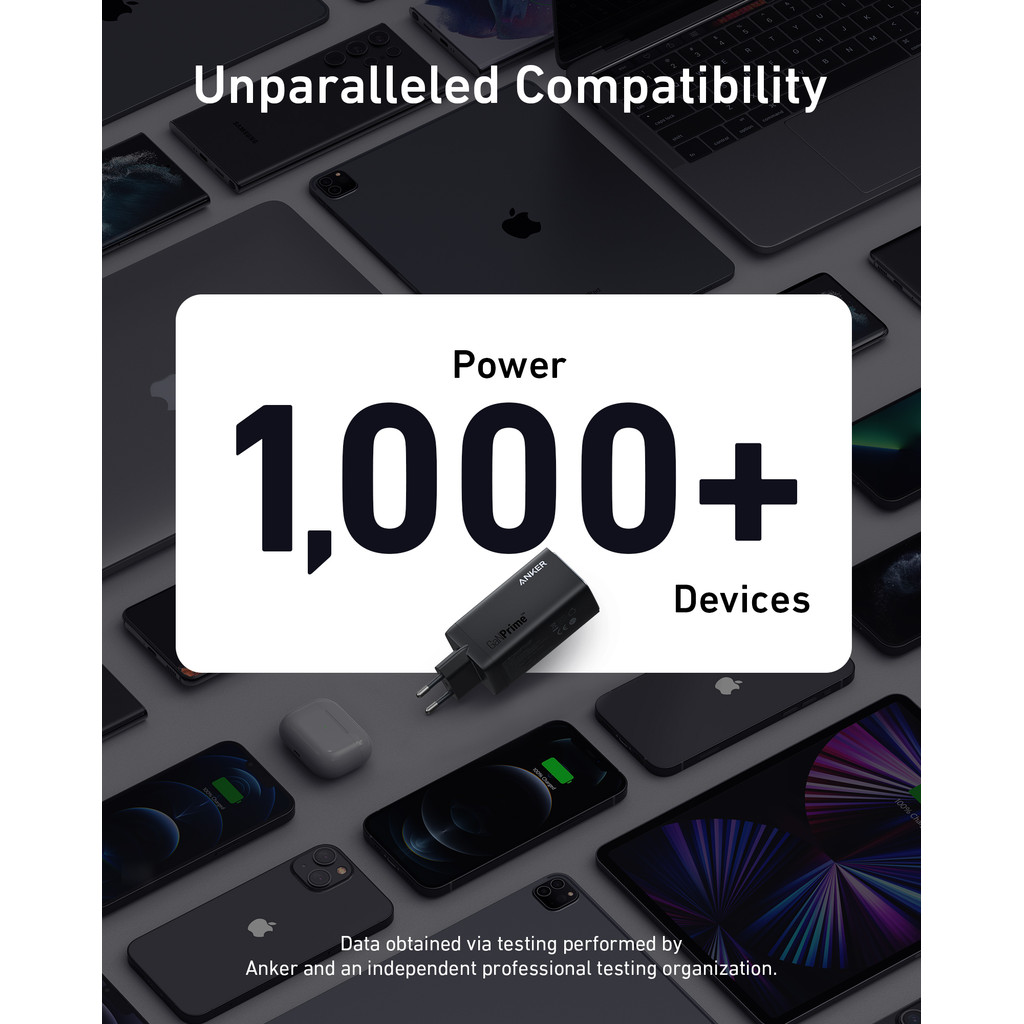 Anker 737 Charger 120W Gan Charger Usb Type C Charger Gan Prime Fast