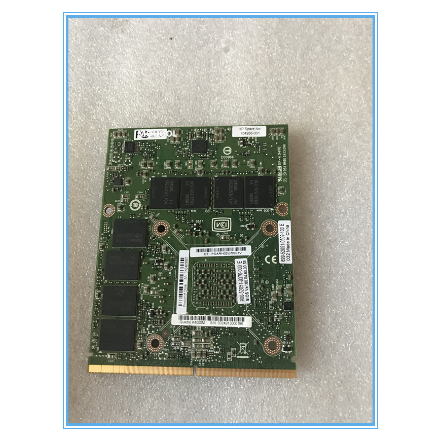 Quadro K4000M K 4000M N14E-Q3-A2 Video Vga Graphic Card For Laptop