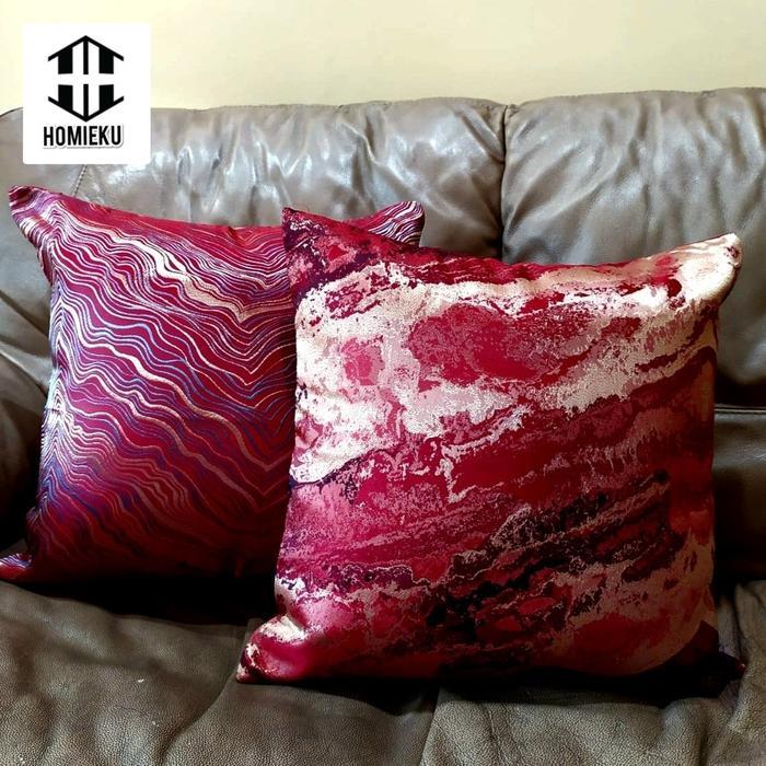 Sarung Bantal Kursi Sofa 45x45 50x50 Velvet Mewah Minimalis