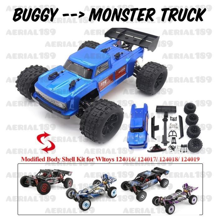 Body RC wltoys buggy 1/12 124016 124017 124018 124019 124007 Monster