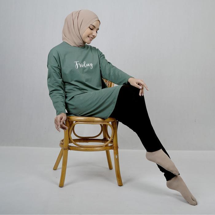 MUSLIFIX- Nobby - Zehra Legging Polos Legging Wanita Tebal All Size Fit To Xl Celana Panjang