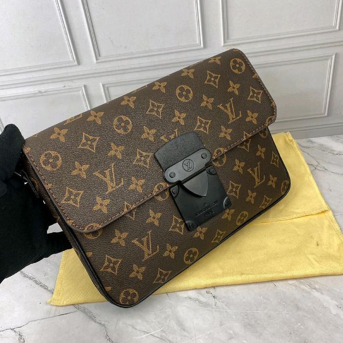 HOT PROMO POUCH BAG CLUTCH PRIA L'6015 S LOCK MONOGRAM MIROR