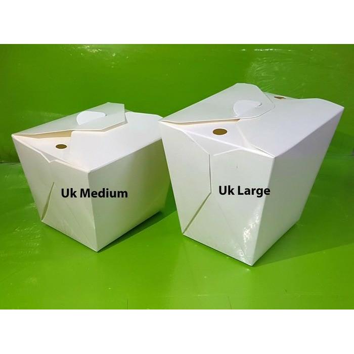 Paper Rice Box Ukuran M Isi 25 / Kotak Nasi Kertas