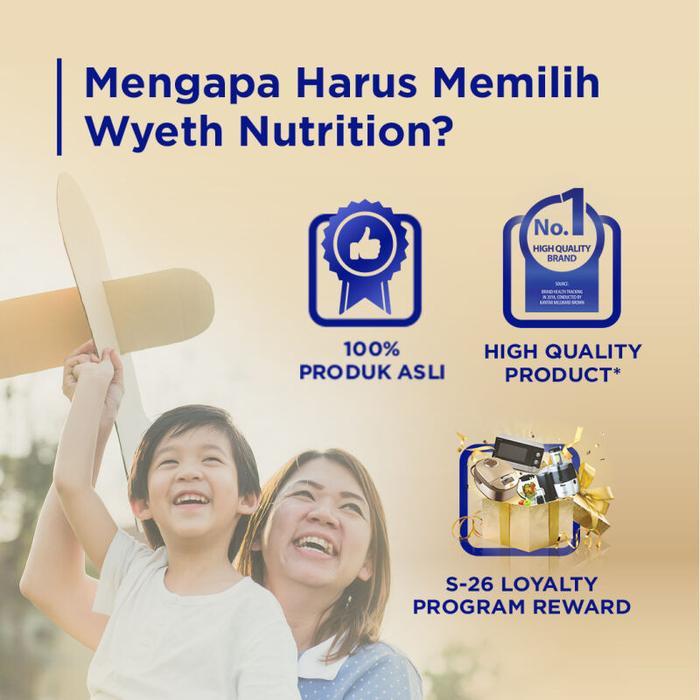 h2rvkj- S26 Procal Gold Tahap 3 1600Gr Susu Formula Pertumbuhan 1-3 Tahun Bayi Kaleng