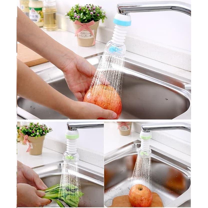 Sambungan Kran FLEXIBLE irit air Keran Splash Shower 0515 Plastik