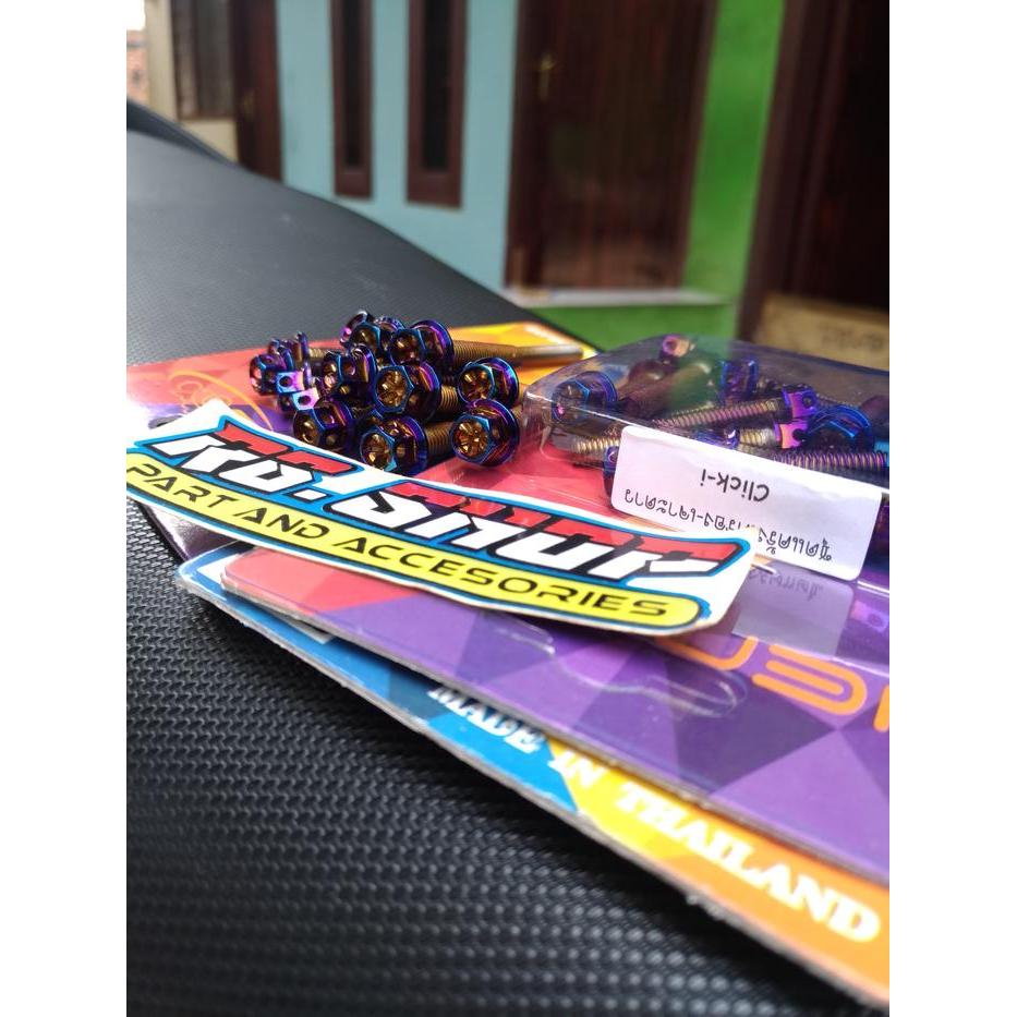 Baut bak cvt probolt stainless blue vario 110