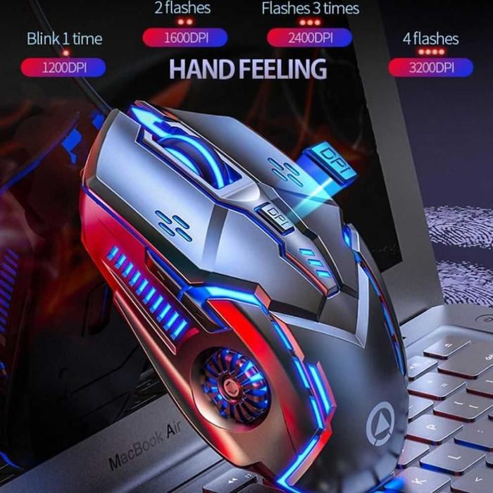 MOUSE USB ORINAL BAGUS TERBARU PC LAPTOP KABEL KOMPUTER LED GAMING