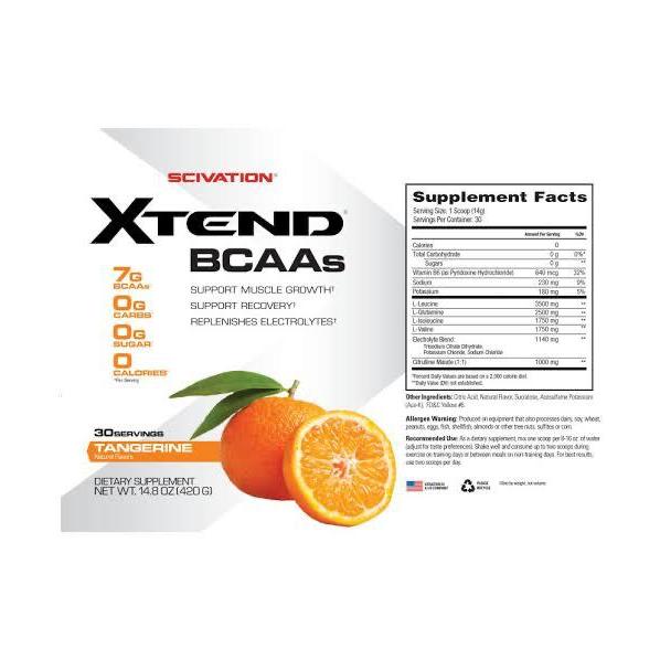 Promo (Gn) X Tend Bcaa'S 90 Serving Bcaa Powder Suplemen Fitnes Bar Original