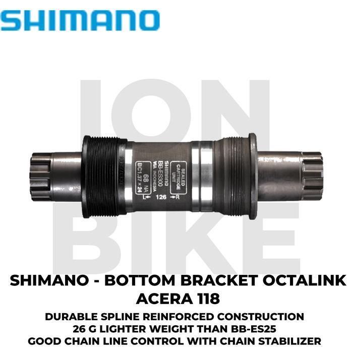 Bb Shimano Octalink Es300 118 Octa Link Hollowtech 1 Bottom Bracket Ht