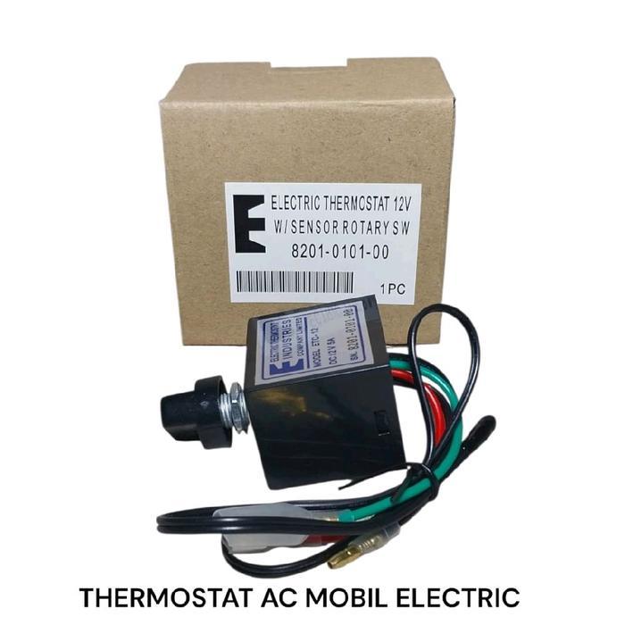 THERMOSTAT ELECTRIC DIGITAL TERMOSTAT AC MOBIL UNIVERSAL 12V MODEL ELEKTRIK BERKUALITAS