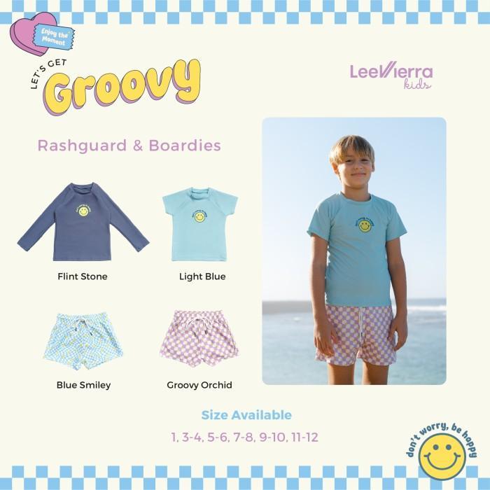 LET'S GET GROOVY UNISEX TOP & SHORT PANTS, BAJU RENANG ANAK