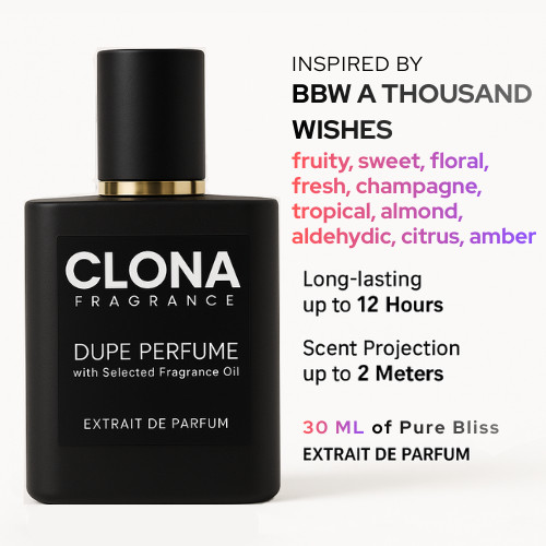 Extrait Parfum Wanita BBW A Thousand Wishes - Clona Fragrance || The Dupe Inspired Perfume"