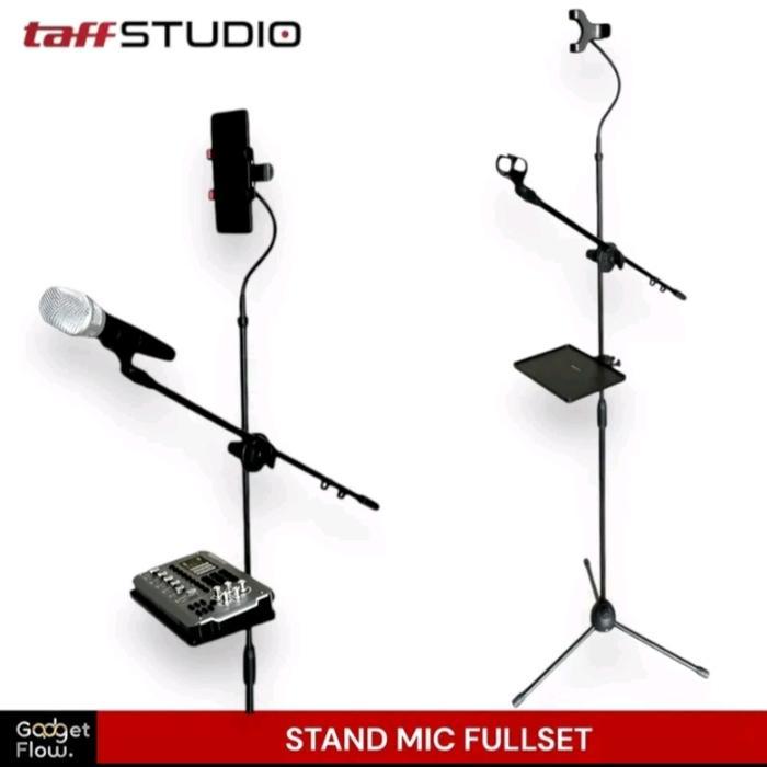 JUAL Stand Microphone with bracket soundcard holder hp, tiang mic dudukan soundcard ORIGINAL