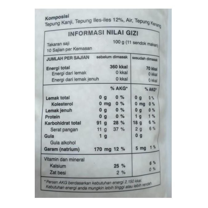 5z7d- Shirataki Konnyaku Rice 1Kg - Beras Shirataki - Beras Konnyaku