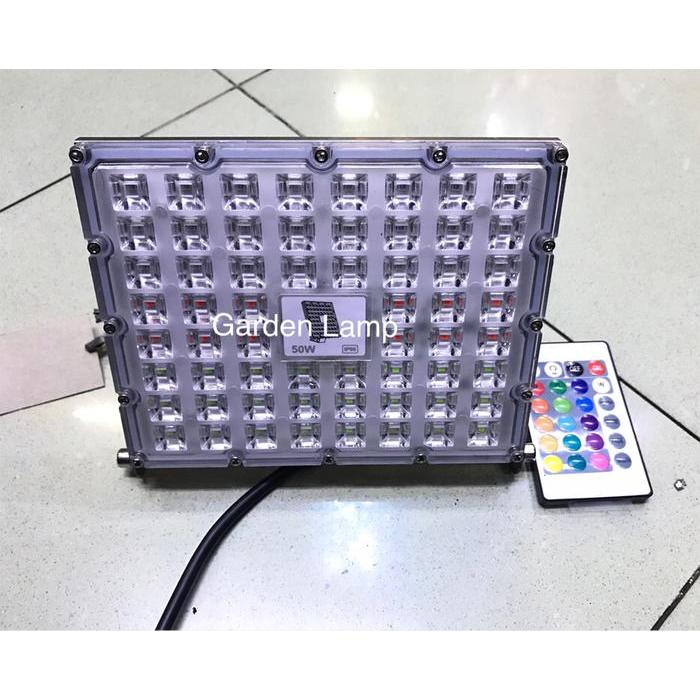 Lampu Sorot Warna RGB - Lampu Taman - 50 watt