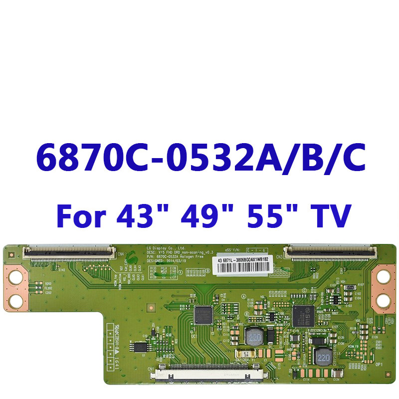 T-Con Board For Lg43/49/55Inch V15 Fhd Drd 6870C-0532A 6870C-0532B 6870C-0532C