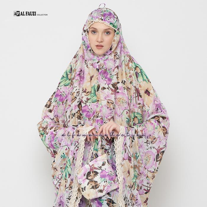TERLARIS ALFAUZIcollection Silky Premium / Mukena Silky / Mukena Premium READY STOCK