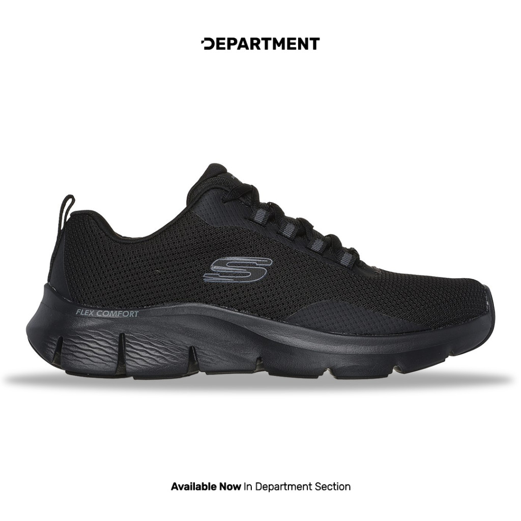 SKECHERS Sepatu Training Pria FLEX COMFORT SERRON 232686BBK ORI