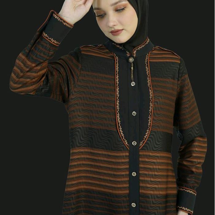 MUSLIFIX- [New] C1357 - Abaya Hikmat Fashion Original Set Hijab