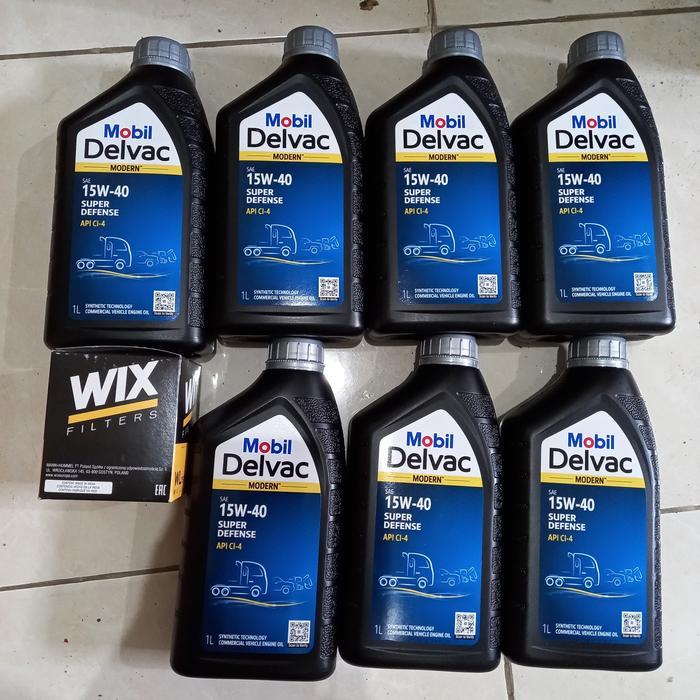 OLI INNOVA DIESEL DELVAC SD 7 LITER + FILTER OLI WIX