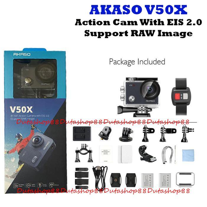 kemgraf- Akaso V50X Action Camera Full Hd 4K Eis Wireless Cam