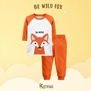 c7k8- Kennai Setelan Long Sleeve Raglan Animal Kawai Series 1-12Th