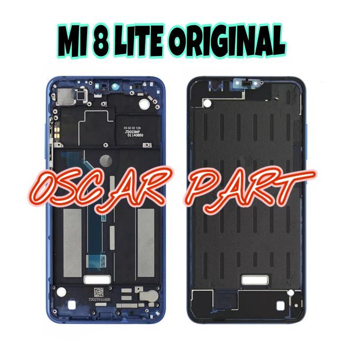 Stok Baru FRAME TULANG LCD BAZEL TATAKAN LCD XIAOMI MI 8 LITE MI8 LITE ORI