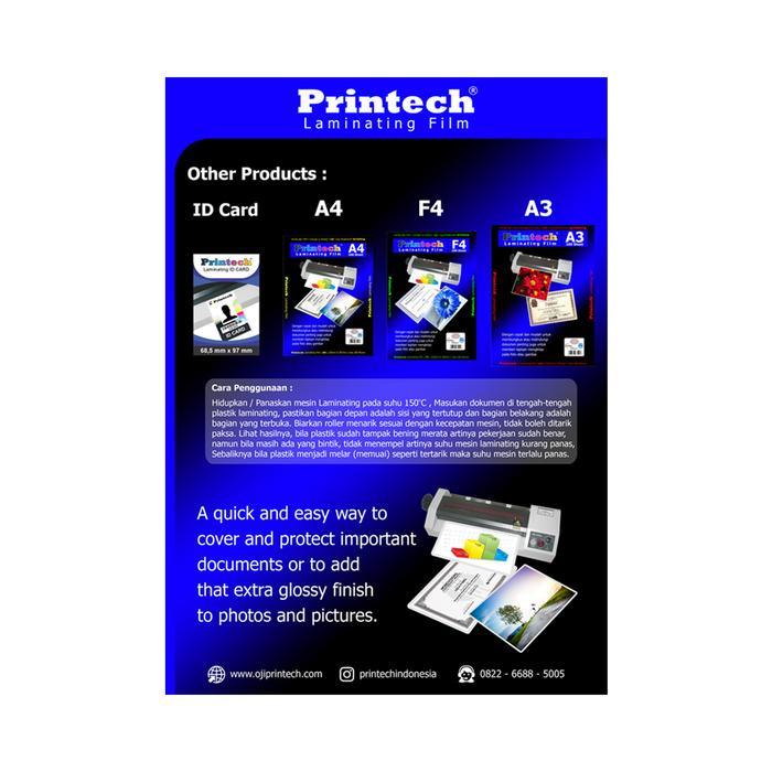 wl7og6- Printech Laminating Film Pouch / Plastik Laminating A4 - 06002