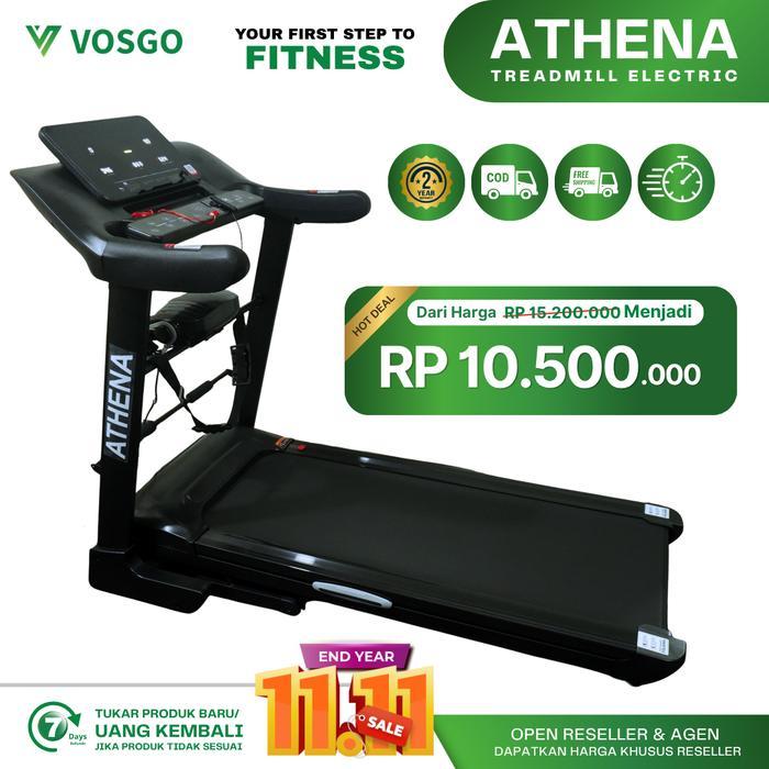 Alat Fitness Treadmill Elektrik Vosgo Athena