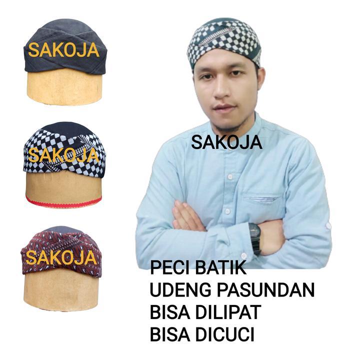 ASLI Peci Kopiah batik udeng pasundan blangkon READY STOCK