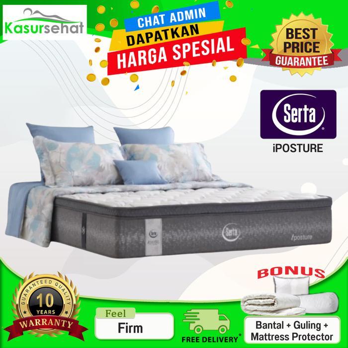 Serta Kasur Springbed Iposture + Bed Set Denver - Full Set 160X200