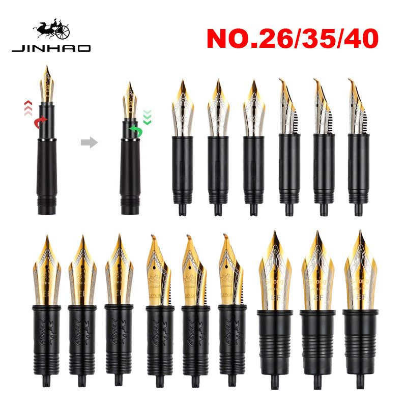 1/3Pcs Jinhao Fountain Pen Nib For 9019 / X159 / 82 / 82 / 100 / 9056 / 9036 / 9016 Stationery
