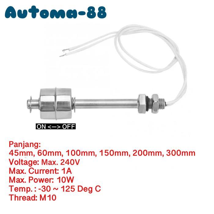 Stainless Steel Water Level Float Switch Tank Sensor Air