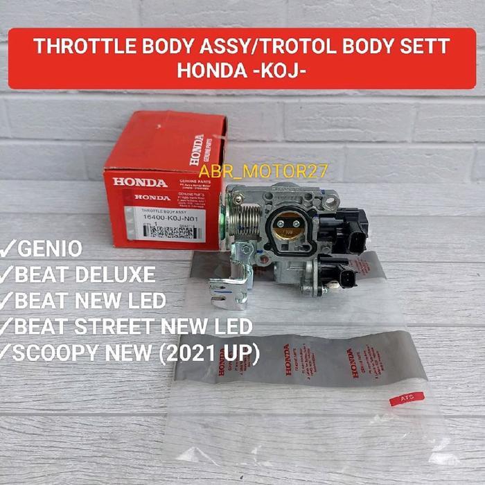Throttle Body Assy (Koj) Trotol Body Genio/Beat New Led/Scoopy New 2021/Beat Deluxe/Beat Street Led