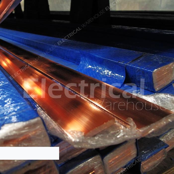 TRIKTRIK- Rail Copper Rc Busbar Impor 10X50Mm (Plat Tembaga 10X50 10 X 50 Mm) 4M