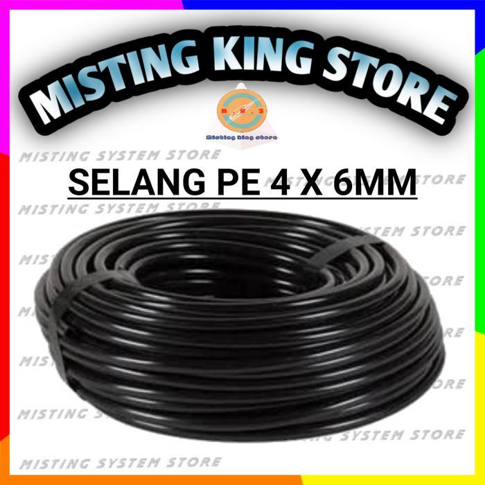 SELANG PE 4 X 6 MM MEDIUM QUALITY MIST NOZZLE MISTING SLIP LOCK