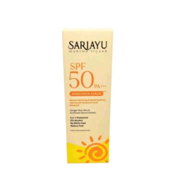 gas SARIAYU SUNSCREEN SERUM SPF 50 PA+++ Semua Jenis Kulit Wajah