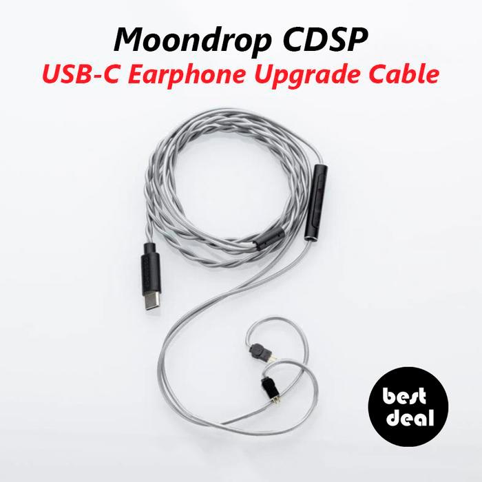 Moondrop Cdsp Usb-C Dsp Earphone Iem 2Pin Upgrade Cable With Mic