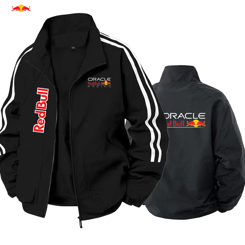 Red Bull Logo Autumn Men's Women's Racing Jacket Printing Red Bull Outdoor Sports Jacket Winter